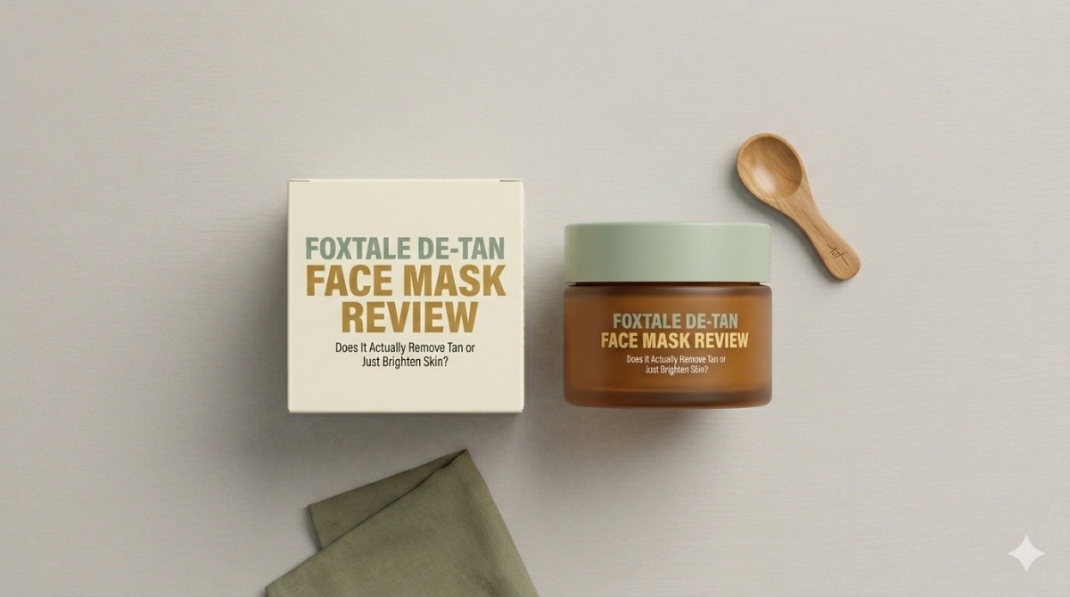 This is an image for topic Foxtale De-Tan Face Mask Review: Does It Really Remove Tan?