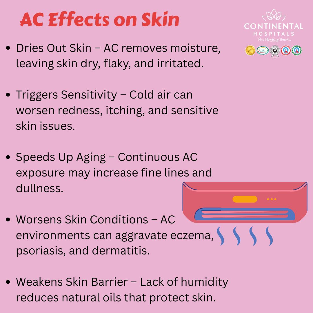 Impact of AC on Skin