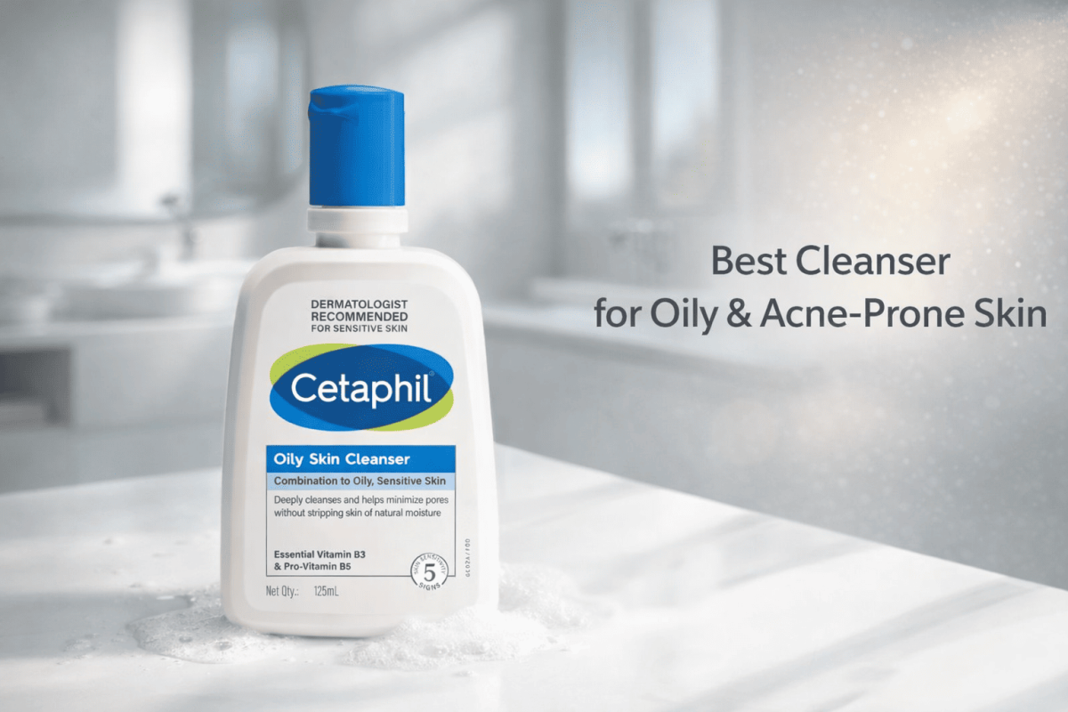 This is an image for topic Cetaphil Oily Skin Cleanser Review: Is It Worth It for Acne-Prone Skin?