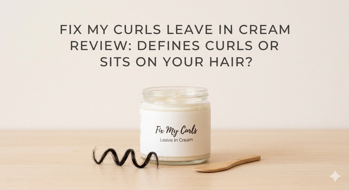 This is an image for topic Fix My Curls Leave In Cream Review – Does It Actually Define Curls or Just Sit on Your Hair?