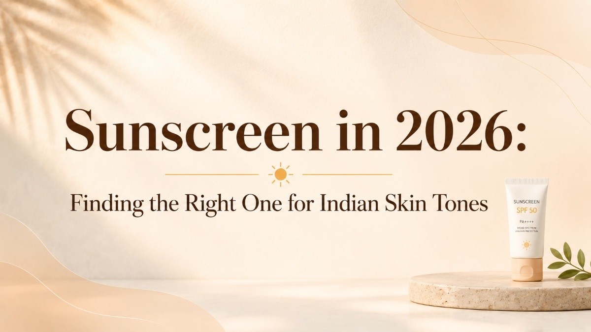 This is an image for topic Sunscreen in 2026: Finding the Right One for Indian Skin Tones
