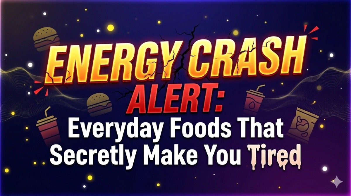 This is an image for topic Energy Crash Alert: Everyday Foods That Secretly Make You Tired